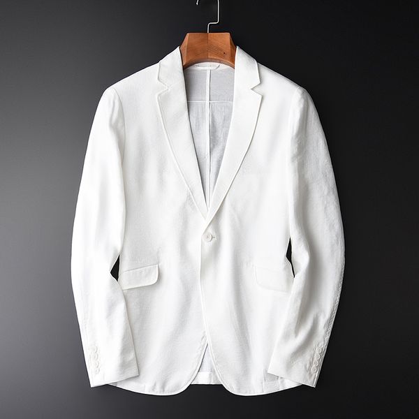 

new white blazer male luxury silky thin comfort mens blazer jacket hight quality single breasted slim fit mens blazers casual, White;black