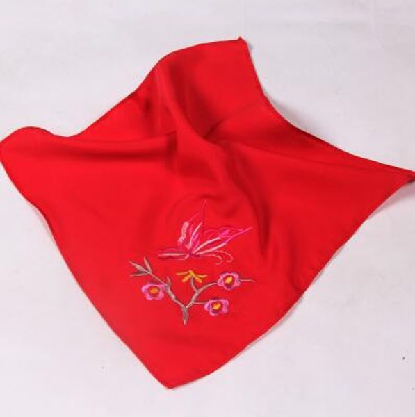 

wedding gifts, silk embroidery, embroidery, wedding, scarlet flowers, ladies handkerchiefs towel