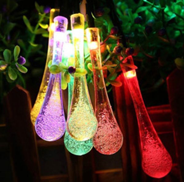 

raindrop solar lamp waterproof christmas holiday outdoor garden decoration solar light led garden decor statues