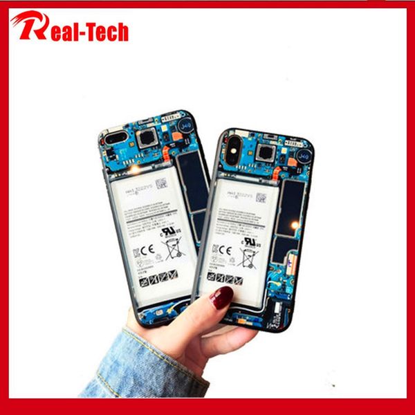 

creative battery cases for iphone11 glass mobile phone shell for apple 11 huaweixiaomi lanyard shell silicone case