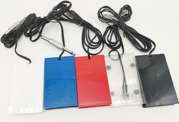 

15pcs wholesale large mixed color plastic acrylic tattoo power supply foot pedal controler transparent/tattoo footswitch