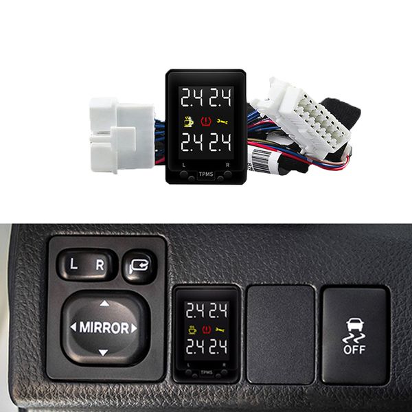 

display real time monitor tire pressure security unit obd tpms monitoring alarm tracker for civic 2014 2015 fit city 2013