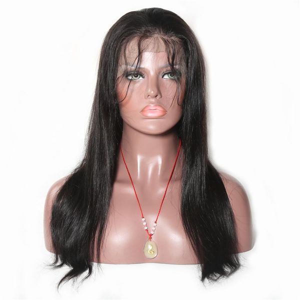 

360 lace frontal wig pre plucked with baby hair peruvian human hair swiss lace wig remy hair front wig for black woman fvgt