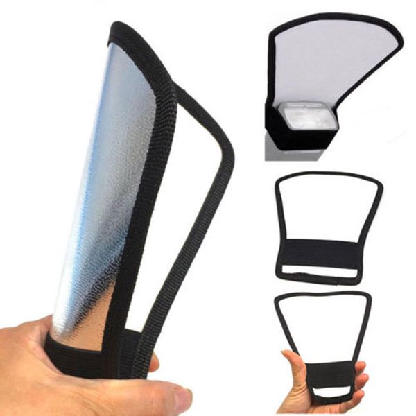 

camera flash diffuser softbox silver white reflector for slr camera