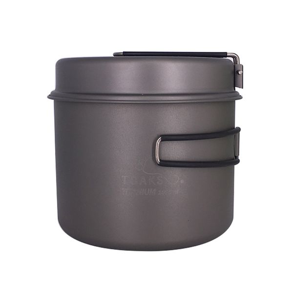 

toaks 1600ml набор посуды ultralight titanium горшок сковорода открытый кемпинга titanium bowl cup пикник