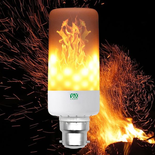 

ywxlight b22 led flame effect fire лампы мерцающий эмуляция пламя лампы ac85-265v