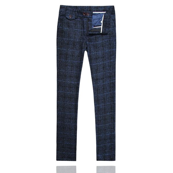

mens striped plaid suit trousers slim design pants men yellow blue gray black men pant asia size s m  xl xxl xxxl 4xl 5xl, White;black