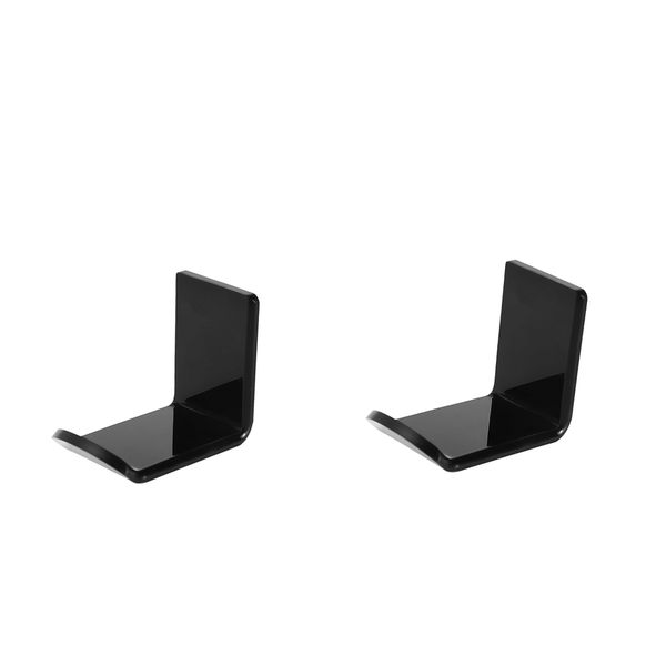 

2pc l-shaped earphone acrylic rack hanger wall