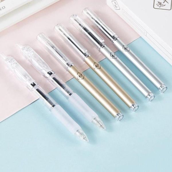 

0.5mm quick-drying gel pen fluent writing meticulous workmanship brief style ballpoint gel ink pen office supplies stationery