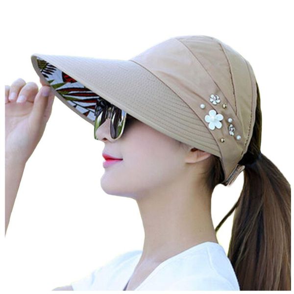 

outdoor protection uv-proof hats for women visors hat fishing fisher beach hat folding wide brim summer travel sun cap floppy, Blue;gray