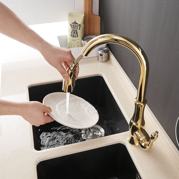 

kitchen faucets silver single handle pull out kitchen tap single hole handle swivel 360 degree water mixer tap mixer 866011