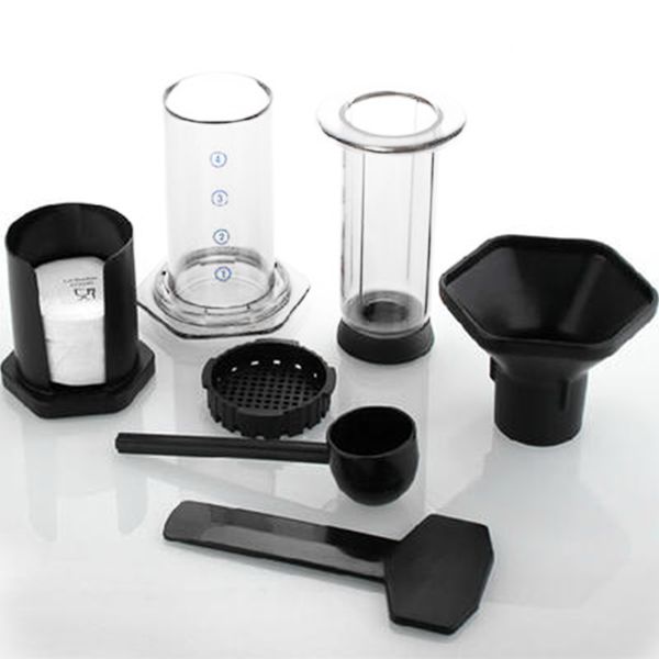 

portable french press coffee maker haole french press coffee maker coffee pot machine + metal filter + 350 pc filter paper