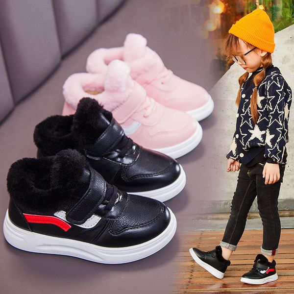 

toddler kids boots infant kids shoes baby girls boys winter boots girls warm ankle short froze shoes jongenslaarzen zapato, Black;grey