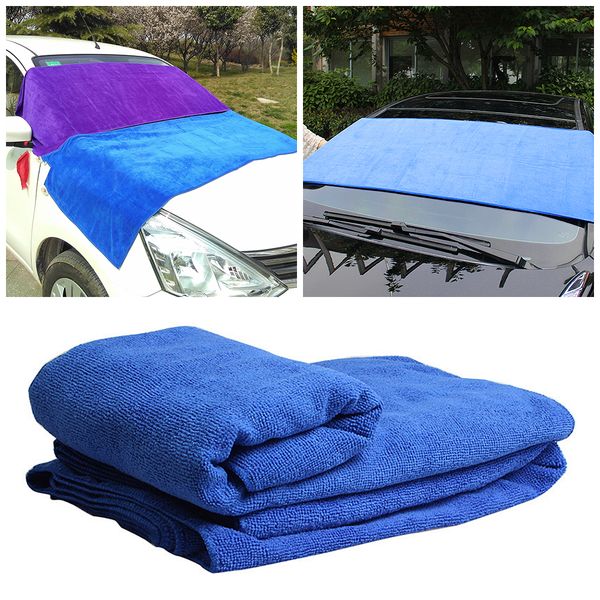 

1pcs oversize 60x160cm new thickening plus velvet microfiber cleaning car towel car window cleaning accessories
