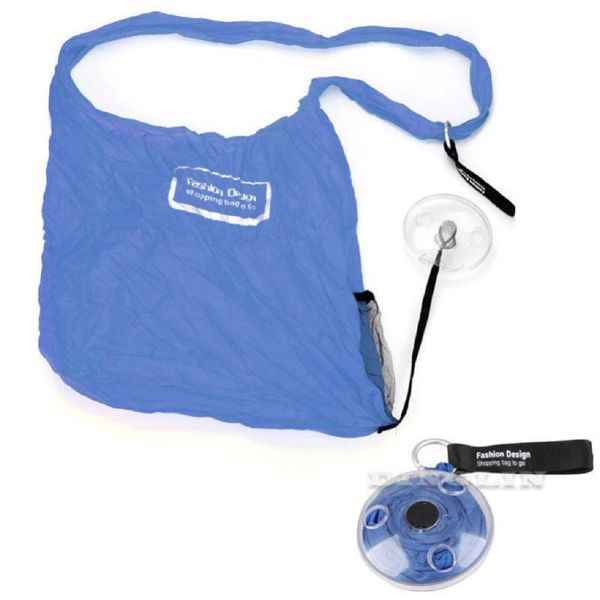 

reusable foldable handbag shopping bag eco pouch fold away ladies clip tote