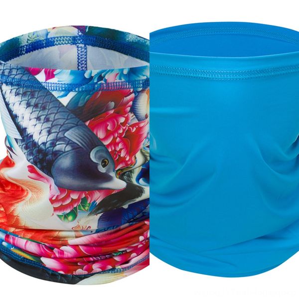 

azwsm 3d шарф магии шарф многофункциональный половину маска для лица шеи обложка anti-uv печать велоспорт бандана открытый спорт головные уб, Black