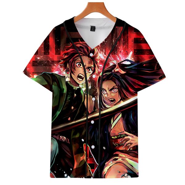 

demon slayer: kimetsu no yaiba role-playing thin baseball uniform jacket fashion short-sleeved jacket casual baseball, Black;brown