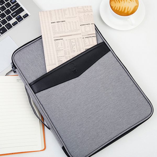 

a4 document bag waterproof oxford men's briefcases lapnotebook case portable business handbag travel accessories supplies