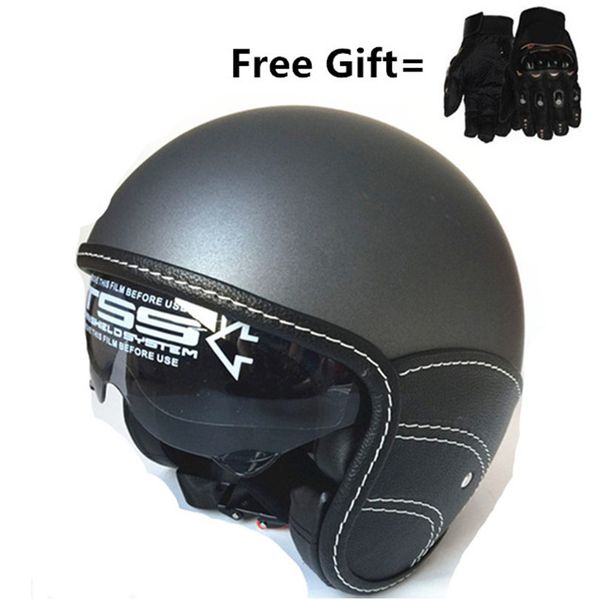 

motorcycle helmet vintage cruiser chopper moto helmet 3/4 open face retro motorbike casco
