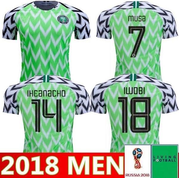 

2019 africa cup nigeria home away occer jer ey 19 20 nigeria cu tomized okechukwu okocha ahmed mu a mikel iheanacho football hirt