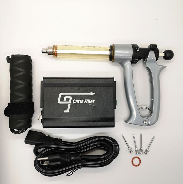 

G9 Semi Automatic Vape Oil Filler Atomizer Filling machine Cartridges Pen Thick Oil Cartridge Device with Luer Lock Needle 0.5ML 0.8ML 1ML