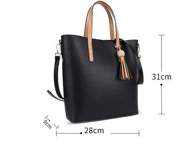 

стильные женщины сумка пу кожи женская сумка с кисточкой