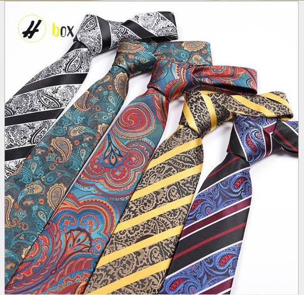 

polyester jacquard stripe men's tie high-end men's business tie, Blue;purple
