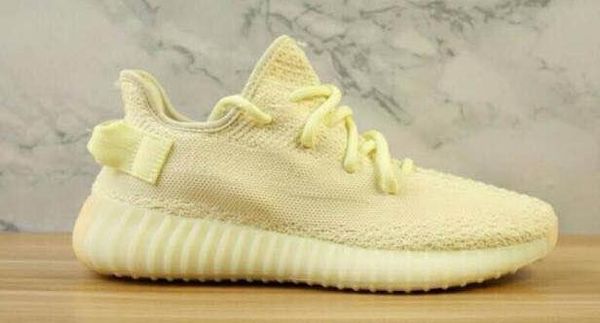 

2020 2s cream yellow hyperspace limited knitting meshes shoes outdoor shoes women men shoes size 36-47