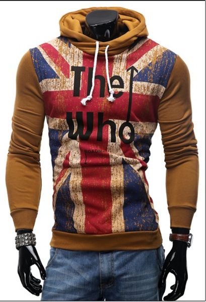 

мђжкие оен вена hoodies дл slim мђжкие ко  длиннм Ѭђкавом дизайнеѬ letter pattern st, Black