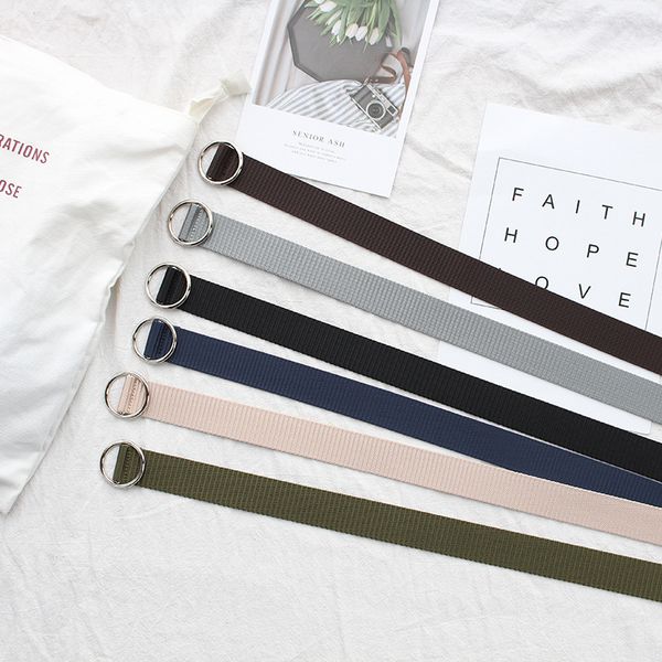 

children's belt casual canvas pants accessories with 2019 new parent-child style cintos boys and girls students belts, Black;brown
