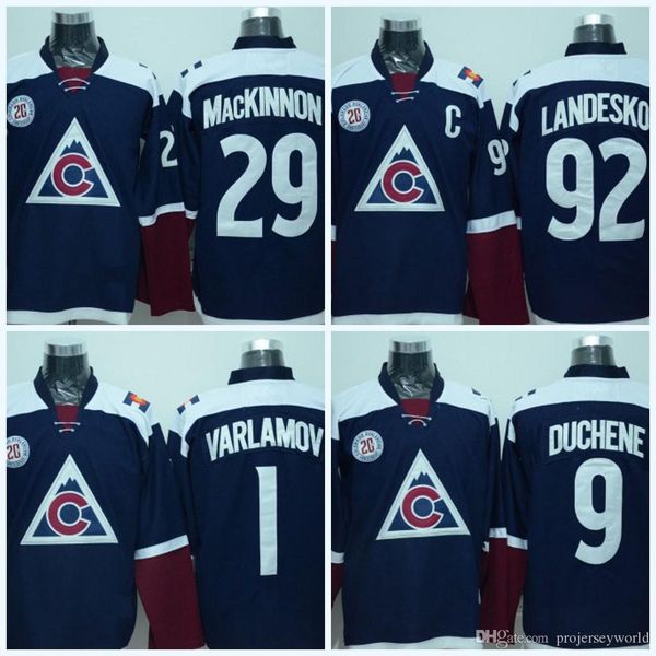 colorado avalanche 20th anniversary jersey