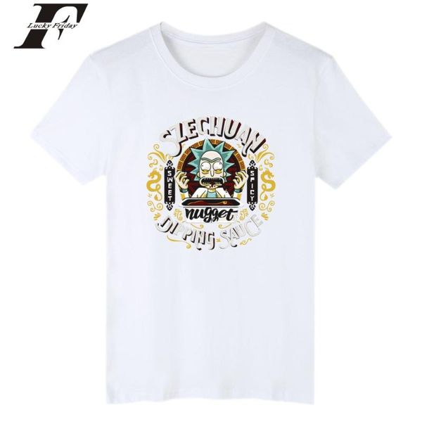 

футболки высокого качества punk hipster тройник творческий напечатали короткий рукав футболки o-neck случайные футболки, White;black