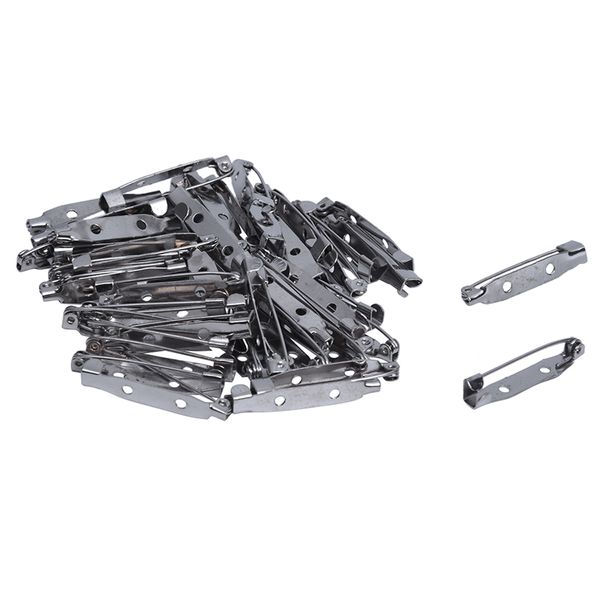 

50 шт ювелирные изделия брошь из благородного металла 31 х 5 мм, Black