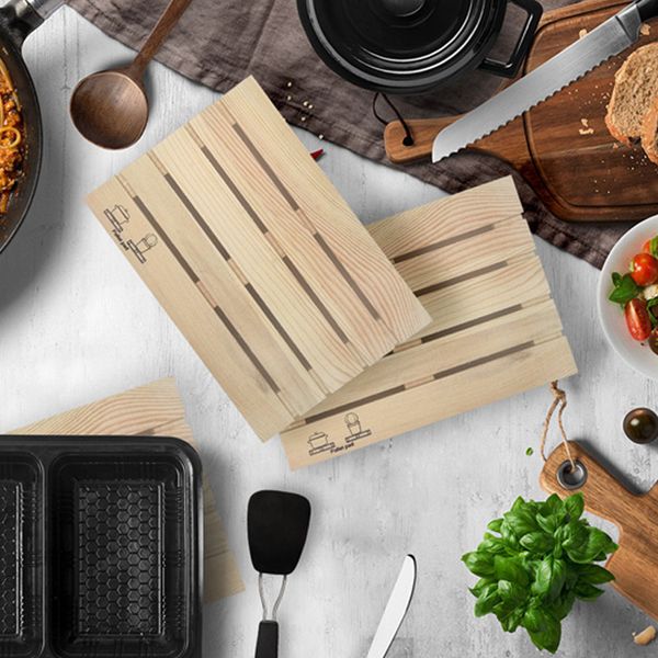 

originality table restaurant plate tray cafÃ© articles non-slip woodiness wood tablemat