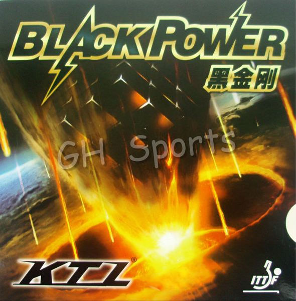 

ktl blackpower (black power) black pips-in table tennis (pingpong) rubber with sponge