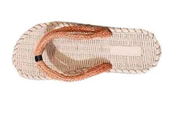 

summer 2019 flax rope herringbone slippers korean version sandals, Black