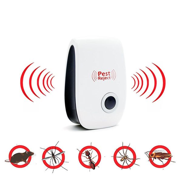 

ultrasonic pest reject repeller control electronic pest repellent mouse rodent cockroach mosquito insect killer