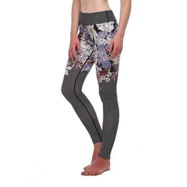 

yaksrne leggings sell women's flower black leggings digital print pants trousers stretch pants ing, White;red