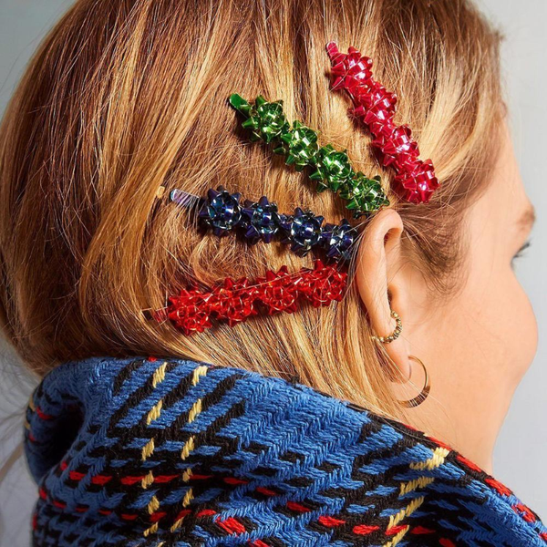

ba 2020 women's hair clips bohemian colors fine hairpin set with rhinestone carving designs gift clothing accessories, Golden;white