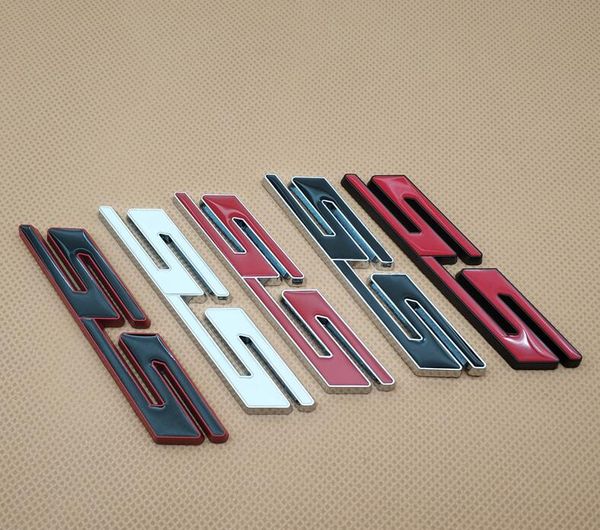 Car Styling Metallo SS Lettera Auto Emblema Adesivo Tronco Coperchio Fender Badge Decalcomania