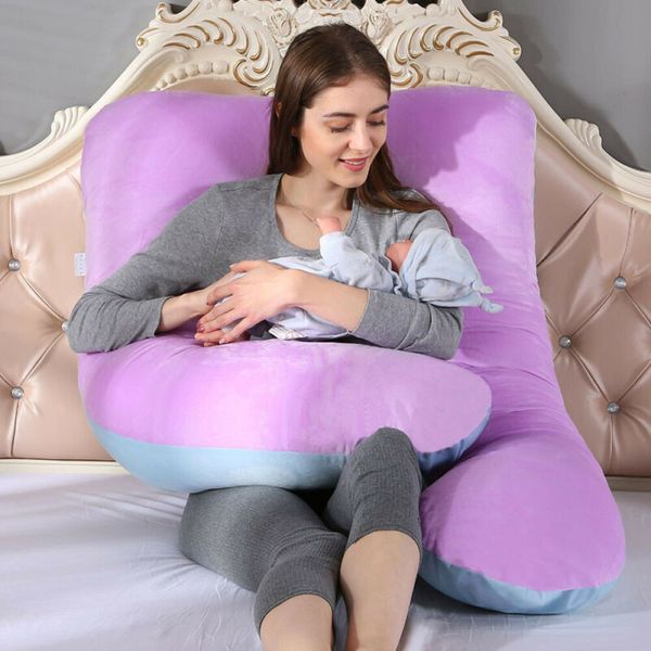 

pregnancy pillow full body maternity bed u shape comfortable cotton support