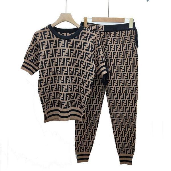 

spot quality explosion ice card color short sleeve strap bow knit f feet pants set, Gray