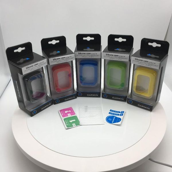 

original garmin bike gel skin case for edge 520 plus bike gps computer gps garmin with toughened screen protector