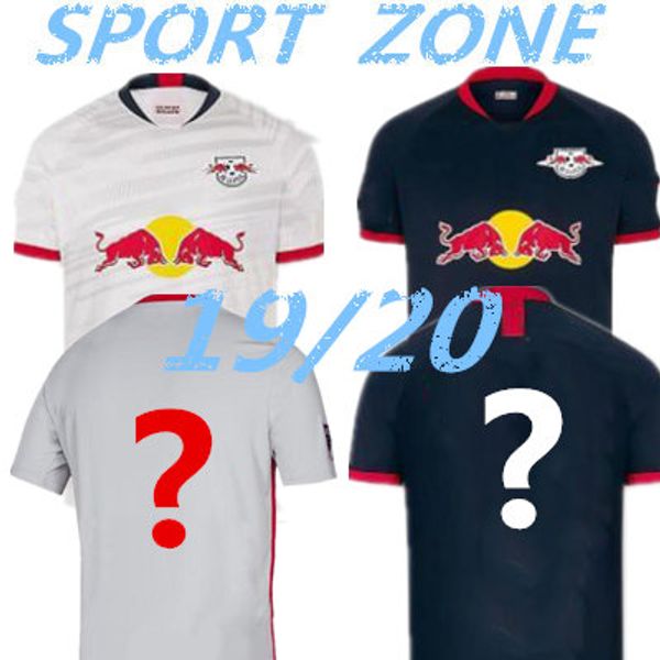 

2020 red bulls home soccer jerseys 19/20 bundesliga league club #7 sabitzer #9 9 poulsen away soccer shirts men customized football uniform, Black