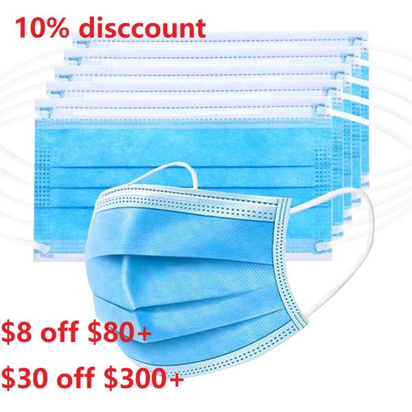

big prootion 3 ply disposable face mask non-woven facemask 3ply face masks disposable bfe95% marks face shield facemasks earloop ce fda
