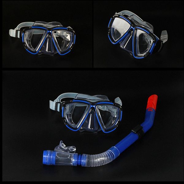 

2019 brand professional scuba diving mask snorkels mask equipment goggles glasses diving swimming easy breath tube set