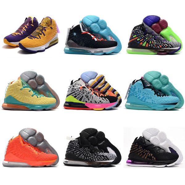 

2020 new 17 mens basketball outdoor shoes black white future university red purple navy men breathable trainer athletic sports sneakers