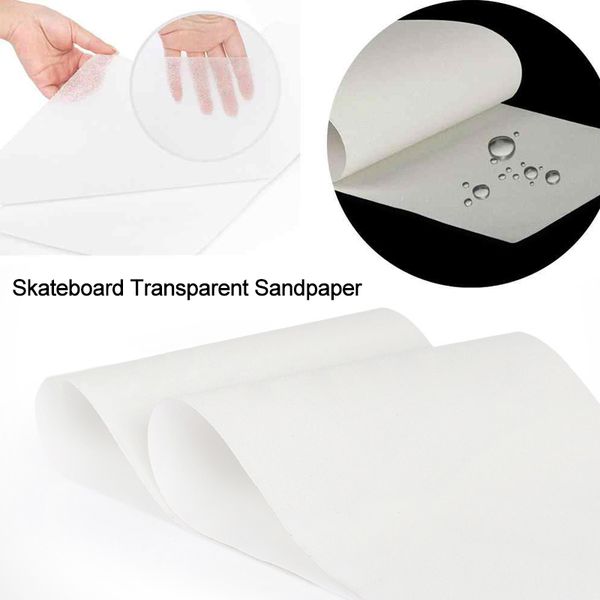 

transparent skateboard sticker longboard sandpaper grip tape pvc slippery skateboard sandpaper 126x26.5cm