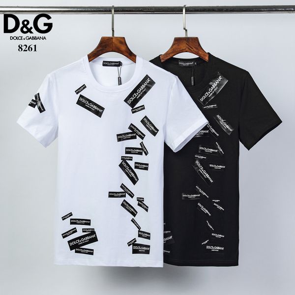 

dg brand herren mens designer t shirts fashion luxury designer t shirt firmata uomo summer mens tshirt tee shirts homme 8261