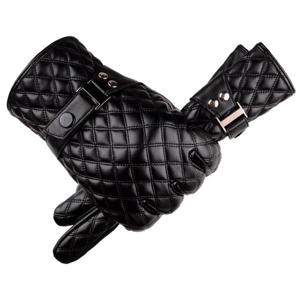 Fashion-Gloves Winter-Handschuhe, warm, weich, dick, mit Fleece gefüttert, winddicht, wasserabweisend, Radfahren, Outdoor-Handschuhe, 15 Stile